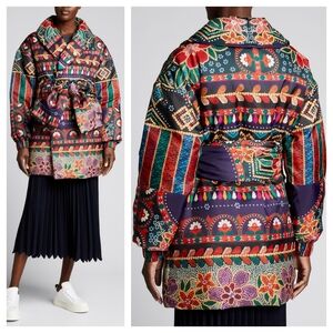 Farm Rio Graphic Shine Kimono